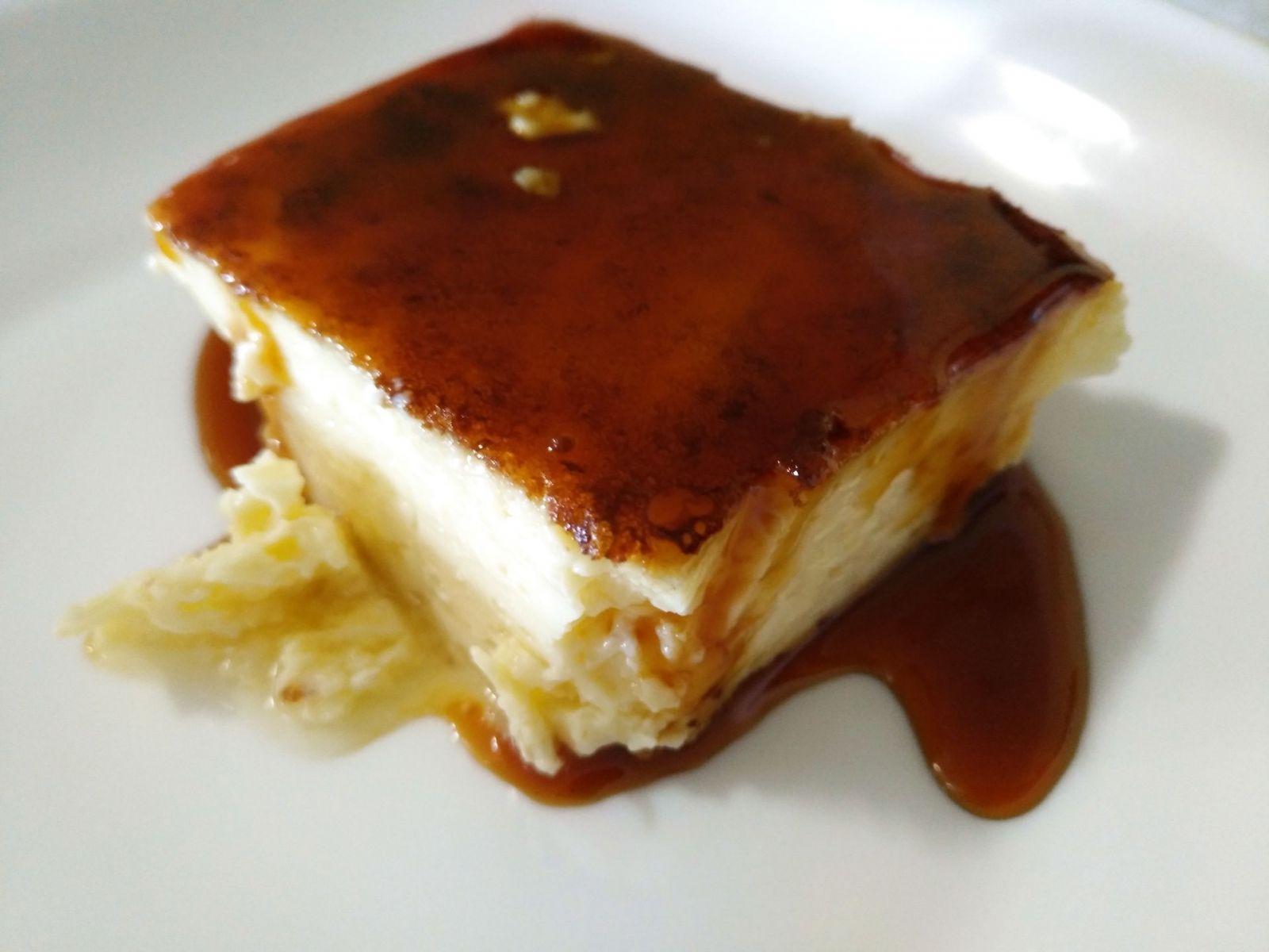 Leche Asada con Miel de Palma