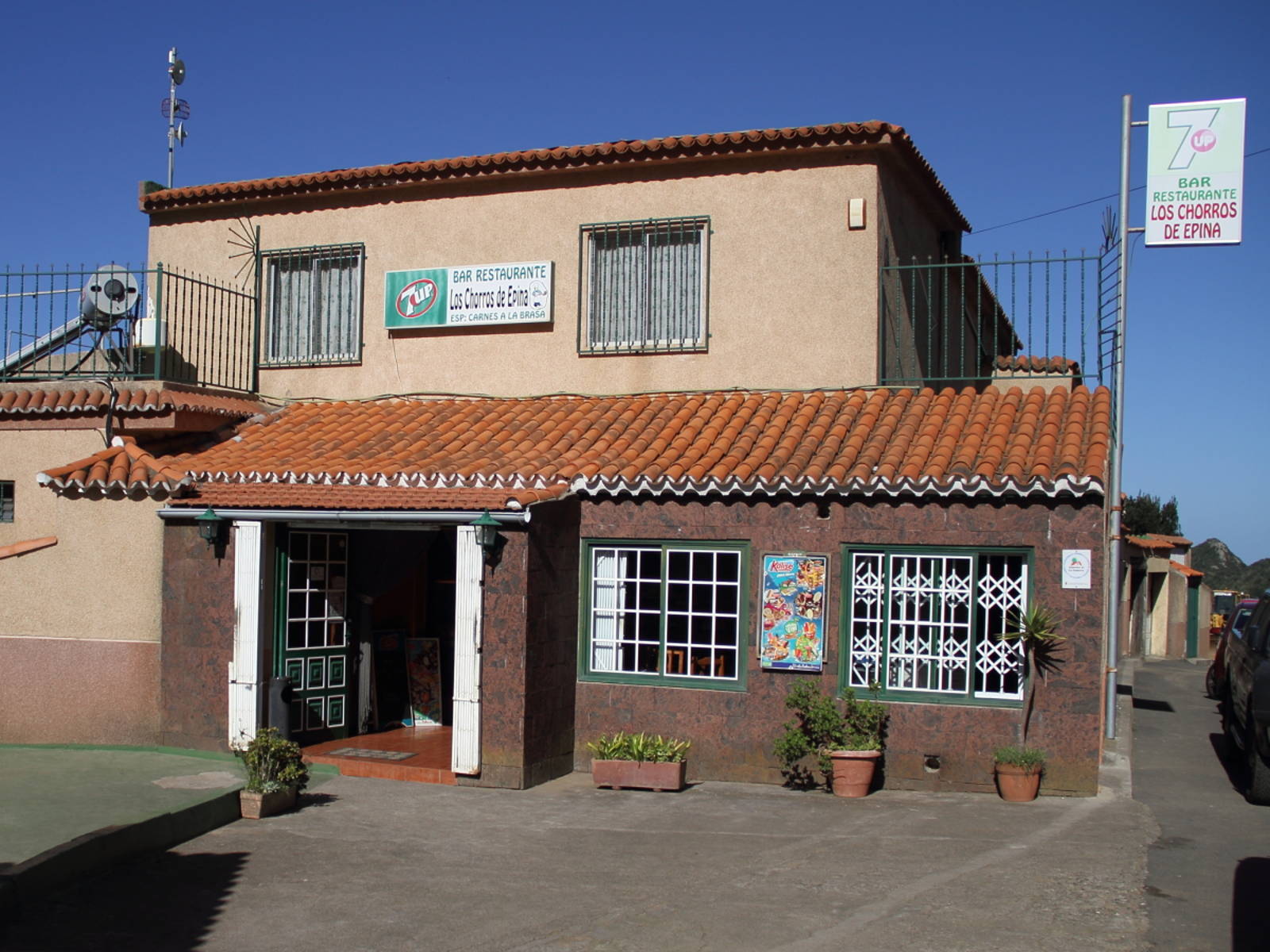 Restaurante Chorros de Epina en el entorno natural de La Gomera