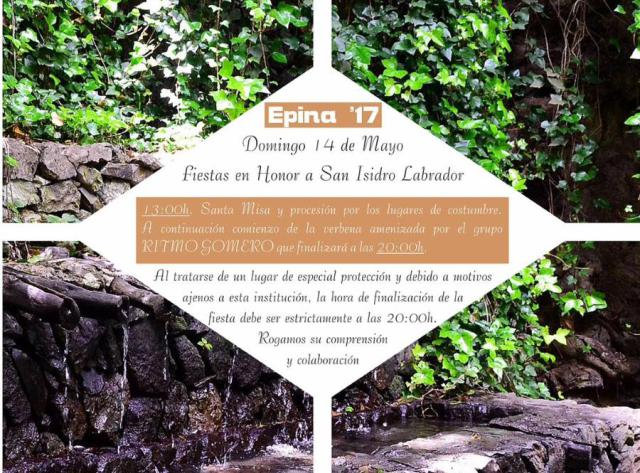 Fiestas Epina 14 de mayo de 2017. San Isidro Labrador