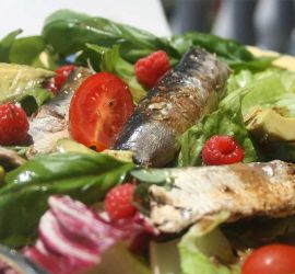 Ensalada con sardinas