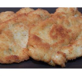 Pechuga de pollo empanada