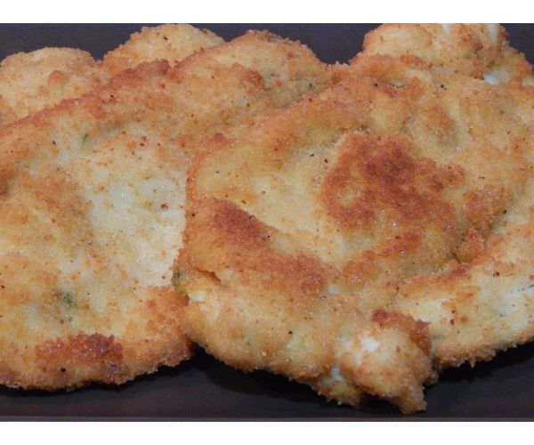 Pechuga de pollo empanada